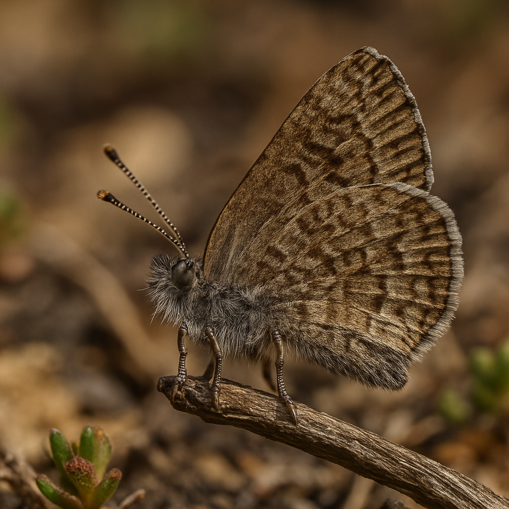 bearded skolly (thestor barbatus) in These species typically inhabit forested areas, grasslands, and sometimes suburban regions.
