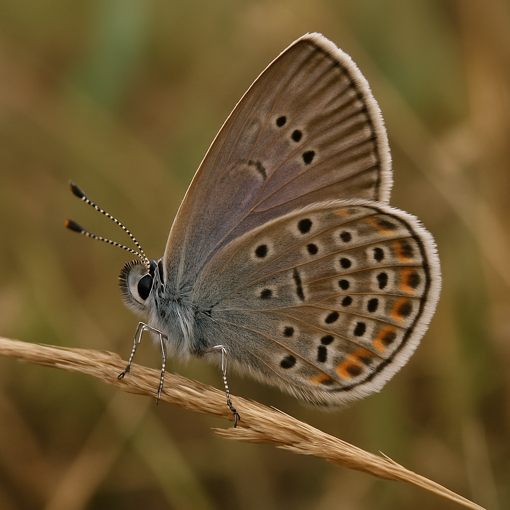 purplebrown nimble blue (lepidochrysops jefferyi) in This species prefers grassland habitats with a moderate climate.