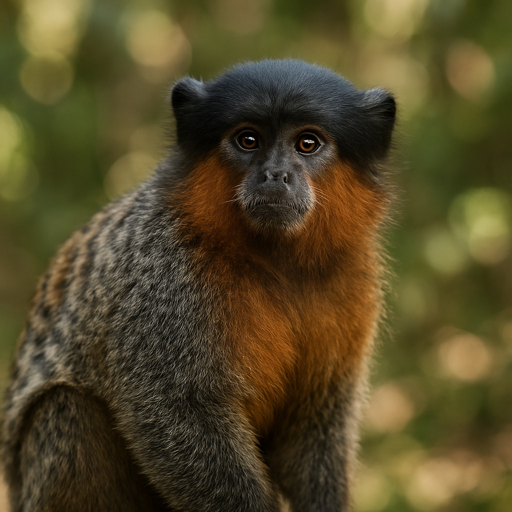 groves’ titi (plecturocebus grovesi) in Plecturocebus grovesi inhabits dense tropical rainforests with tall trees and abundant vegetation.